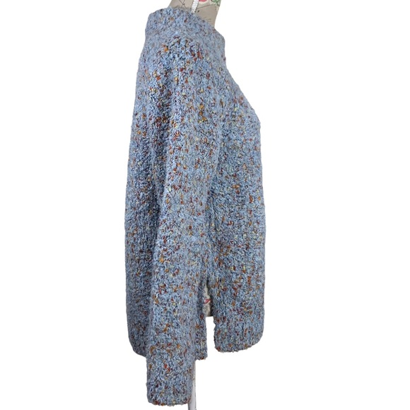 Lou & Grey Women’s Soft Chunky Knit Oversized Turtleneck Sweater Baby Blue Small - Picture 8 of 16